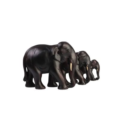 Wooden Elephant (Set of 3)
