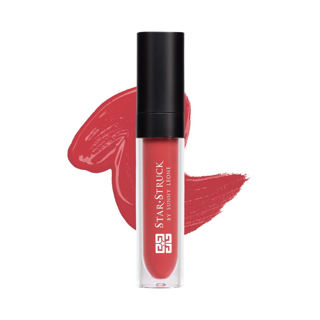 STARSTRUCK BY SUNNY LEONE Intense Matte Lip Color | VEGAN and has Vitamin-E & Essential Oils � Almond, Sesame, Sunflower, Jojoba