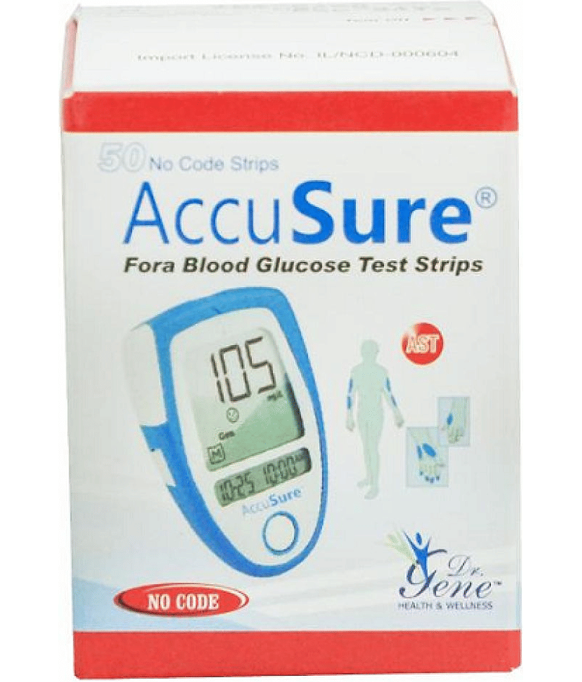 ACCUSURE 50 Strips(Only Strips Pack)