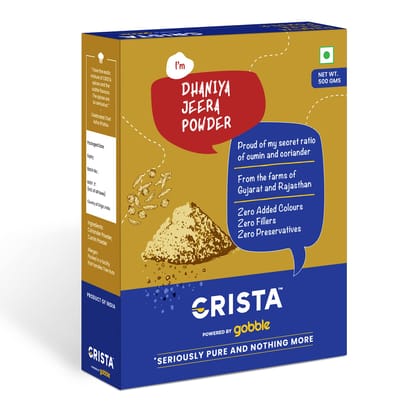 CRISTA Dhaniya Jeera Powder, 500 gm CRISTA Dhaniya Jeera Powder, 500 gm