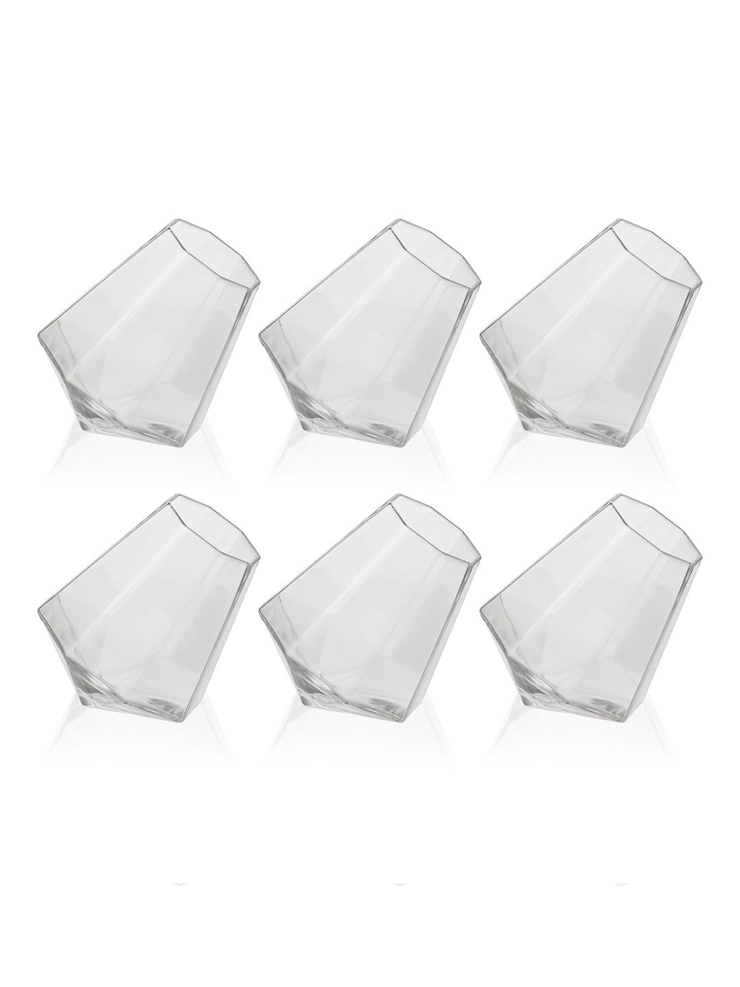 Curved Delight Cocktail Glass-Pack Of 6