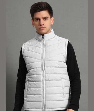 GET GOLF Polyester Men's Quilted & Bomber Jacket - White ( Pack of 1 )