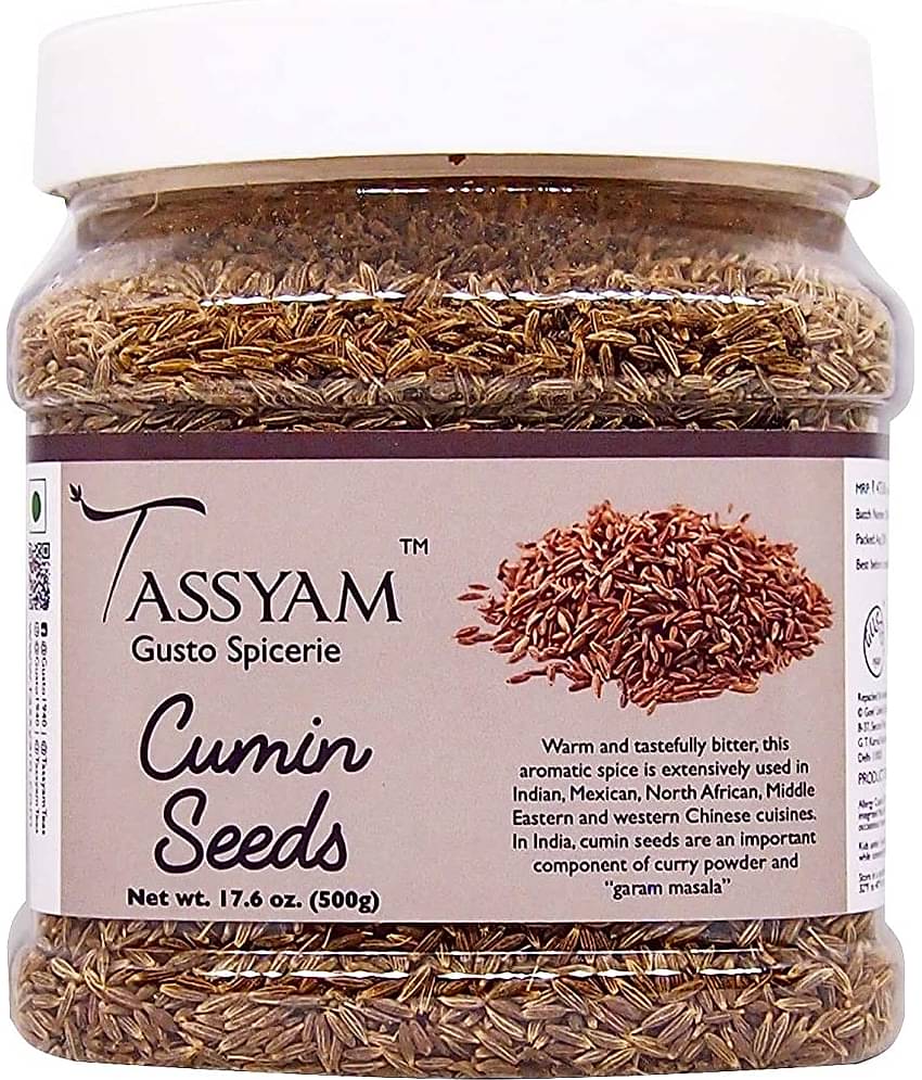 Tassyam - 500 gm Jeera (Cumin Seeds) (Pack of 1)