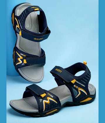 ASIAN - Navy Men's Floater Sandals