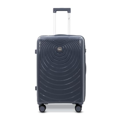 SKYCARRY | Orbital Trolley Bag Single Small S20| Durable Hard Shell | TSA Type Lock | Spinner Luggage | 360 Disc Spinner Wheels | Travel Suitcase (20, Smoke Gray, Small)