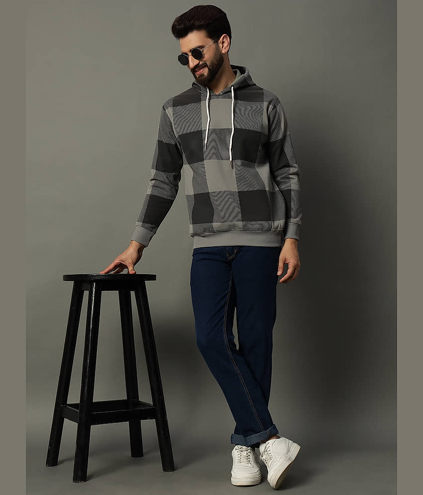 stelvin Cotton Blend Hooded Men's Sweatshirt - Black ( Pack of 1 )