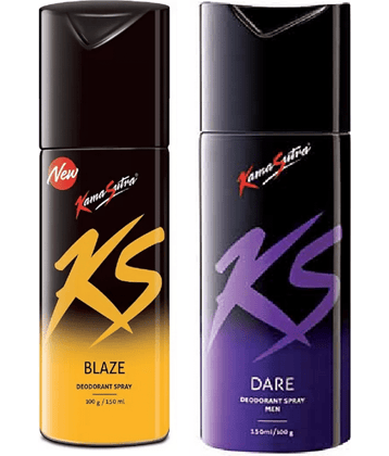 KamaSutra - Deodorant Spray for Unisex 300 ml ( Pack of 2 )