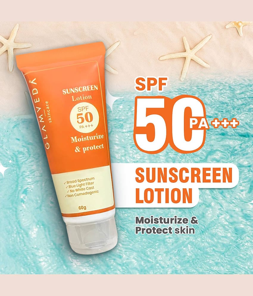 Glamveda SPF 50 Sunscreen Lotion For All Skin Type ( Pack of 1 )