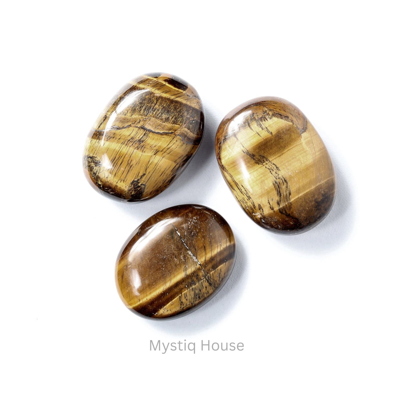 Tiger Eye Palm Stone-Approx 70-100 gms