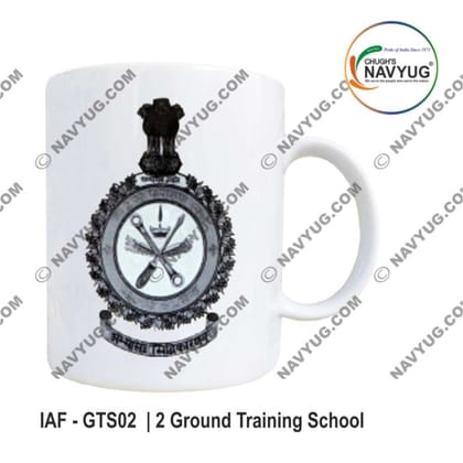 ArmyNavyAir | IAF 2 Ground Training School Mug (350ml) | Premium Ceramic | Gift & Daily Use
