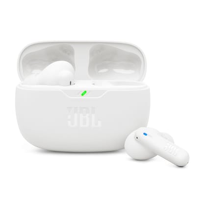 JBL Wave Beam 2 Earbuds Wireless BluetoothV5.3, Active Noise Cancellation Earbuds, Relax Mode- White