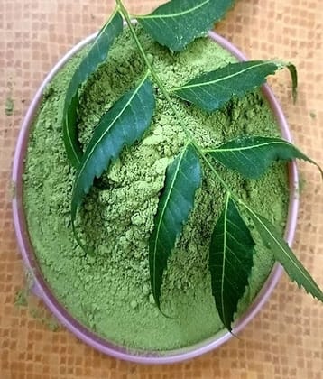 MYGODGIFT  Neem Patta Powder - Azadirachta Indica - Neem Leaves  200 gm