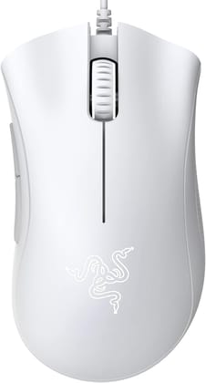Razer DeathAdder Essential White Edition - 6400 DPI Ergonomic Wired Gaming Mouse - RZ01-03850200-R3M1 Razer DeathAdder Essential White Edition - 6400 DPI Ergonomic Wired Gaming Mouse - RZ01-03850200-R3M1 - Essential White / mouse