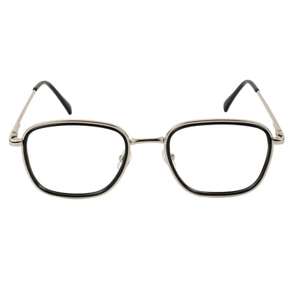 TERRY & CO Zero Power Blue Cut Eyeglasses | Metal Frame | Medium Size | Anti-Reflective, UV Protection, Lightweight | Spring Hinges | Unisex