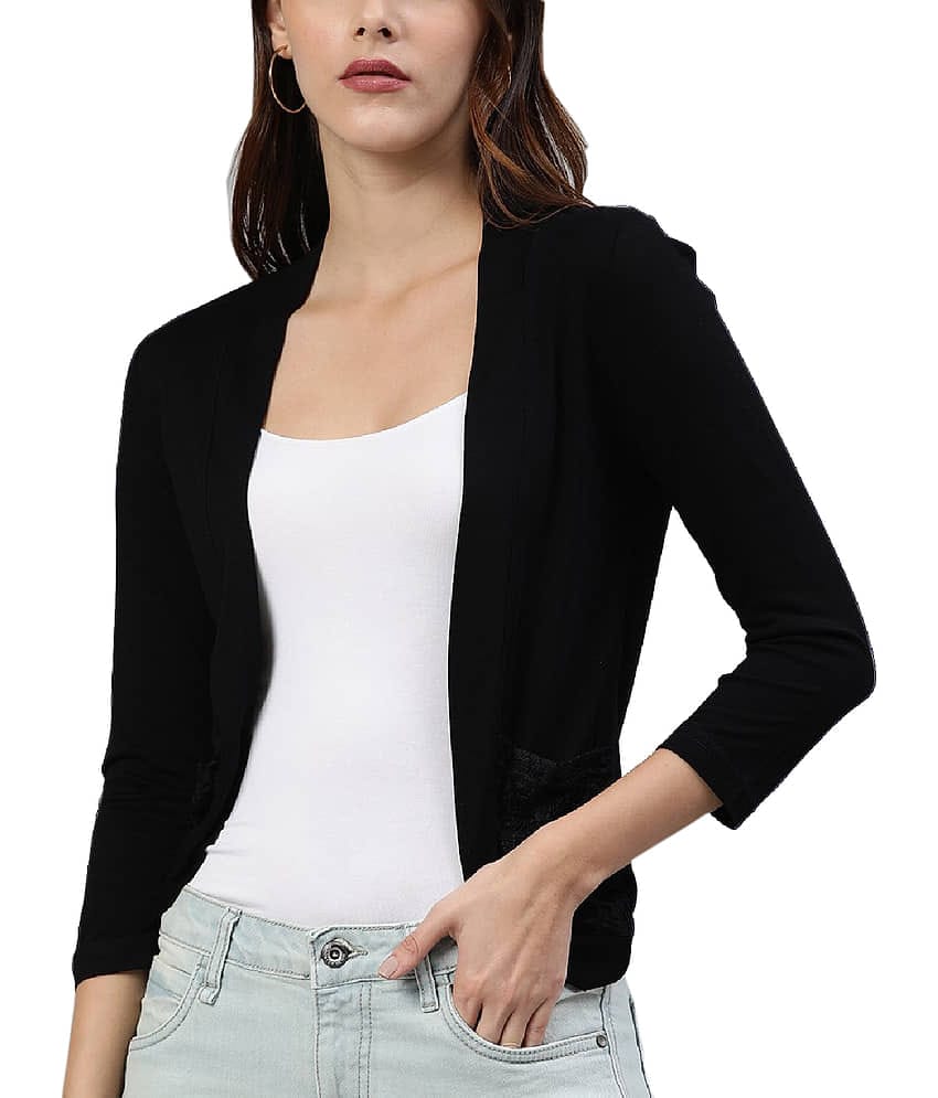 Outflits Viscose Shrugs - Black Single