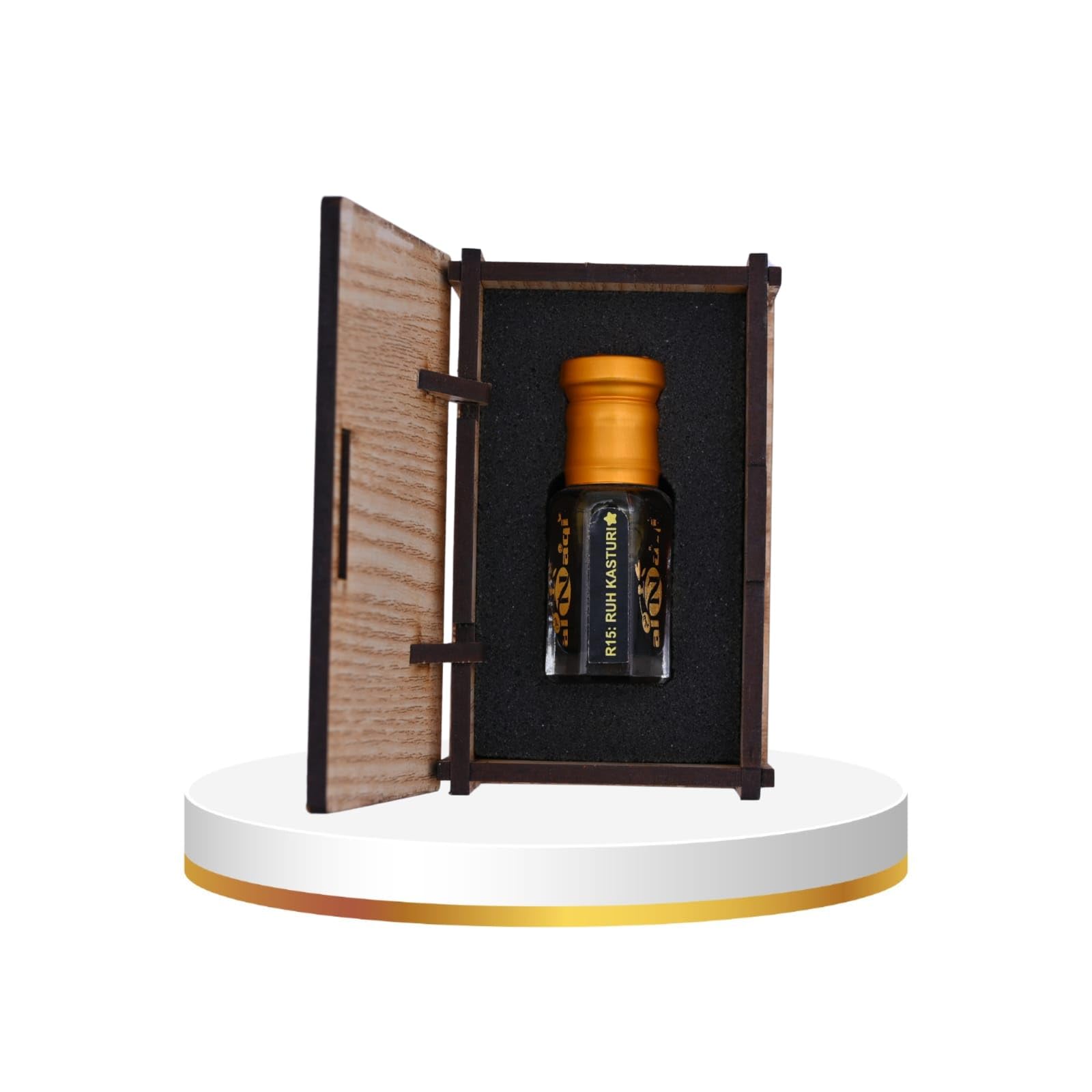 alnaqi fragrances Ruh Kasturi Attar| Perfume Oil Unisex | Alcohol-Free Arabian Attar Roll-On | Long-Lasting Concentrated Perfume Oil with Musk, Warm Spicy & Amber Notes