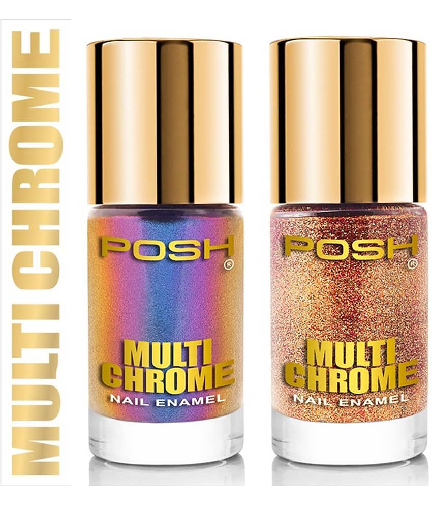 Posh Nail Polish Multi Multichrome Pack of 2 9 mL
