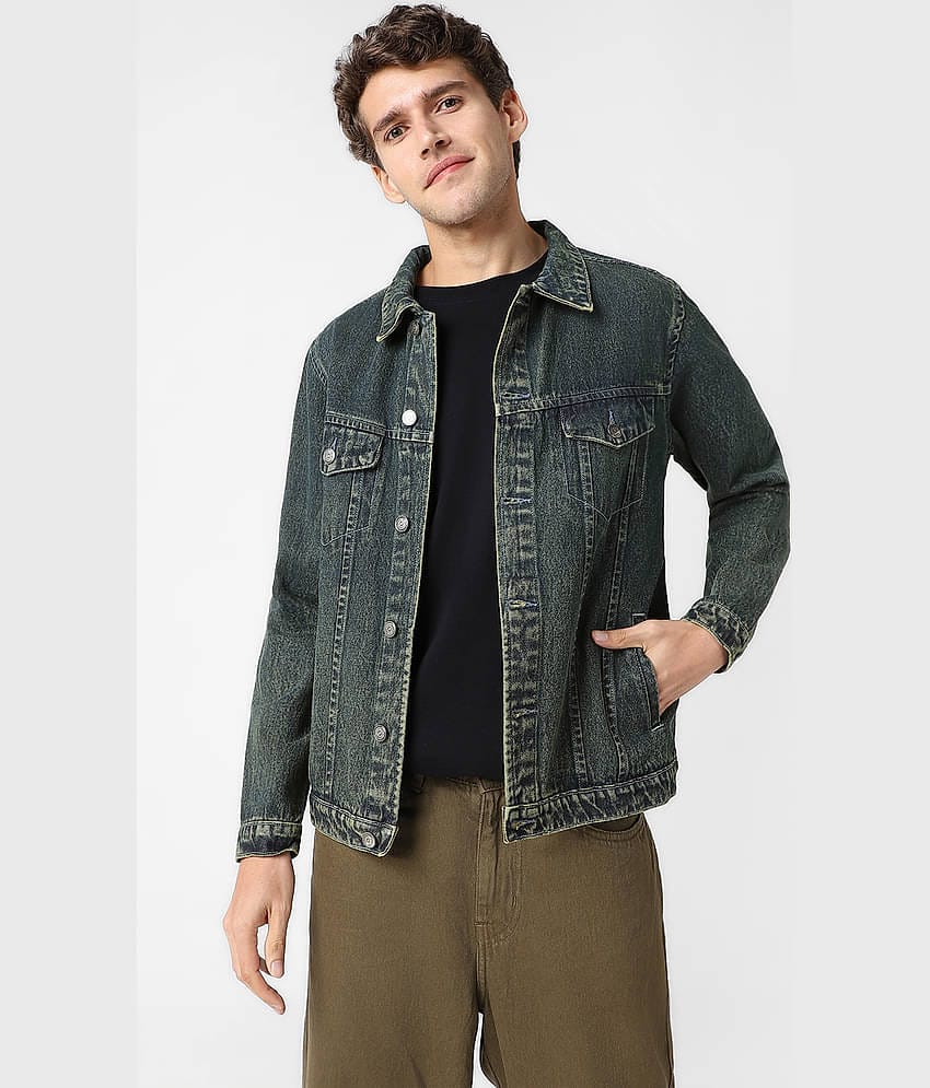 Urbano Fashion Denim Men's Denim Jacket - Blue ( Pack of 1 )
