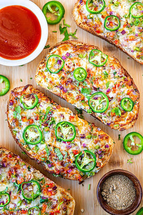 Cheesey jalapeno onion masala bread