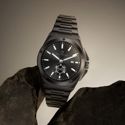 Carlington Legacy Series Analog Wrist Watches with Chronograph & Stainless Steel Strap for Men - CT 9944