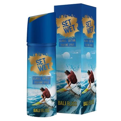 Set Wet Global Edition Perfume Spray For Men - Bali Bliss, 120 ml
