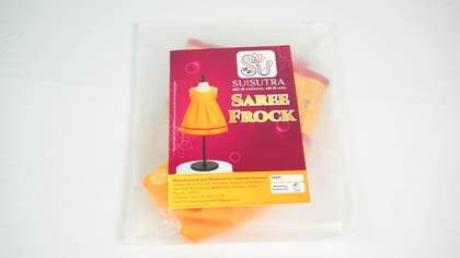 Saree Frock | Traditional Indian Girls' Dress | Elegant Ethnic Wear