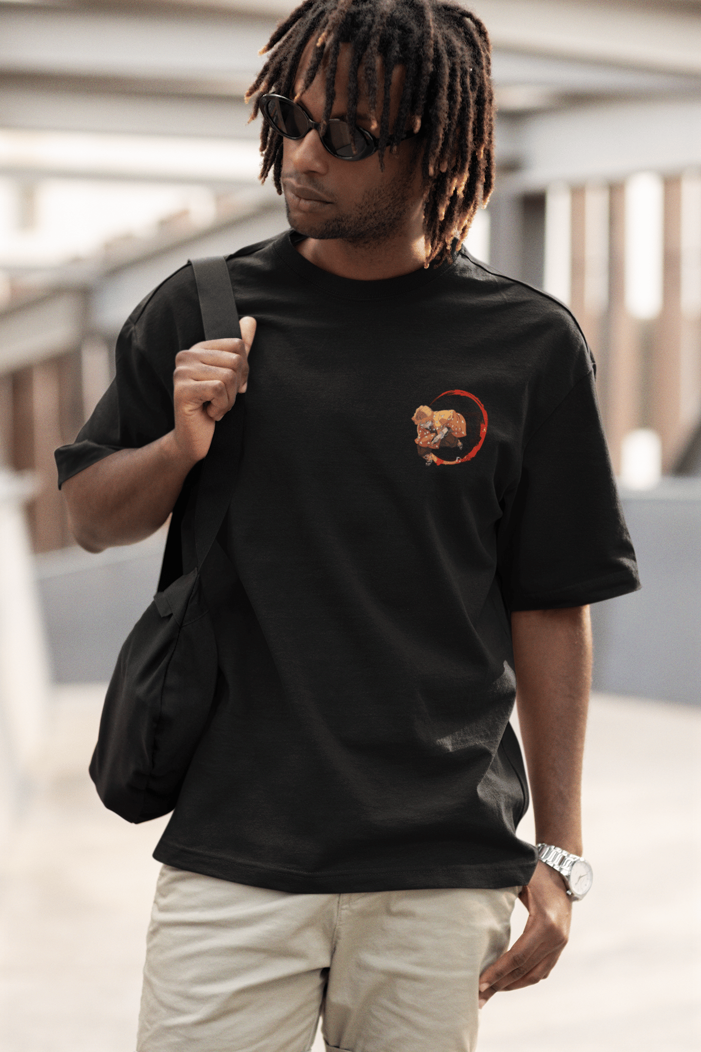 Thunder Breathing – Zenitsu Oversized Tee S