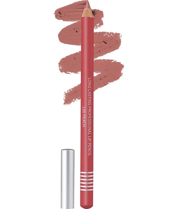 Colors Queen Lip Liner Pencil Non Transfer for Professional Makeup Peach