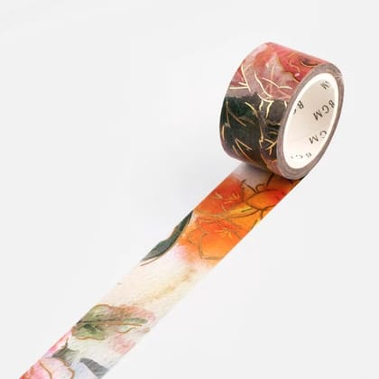 BGM Washi Tape - Watercolour Flower* Rose