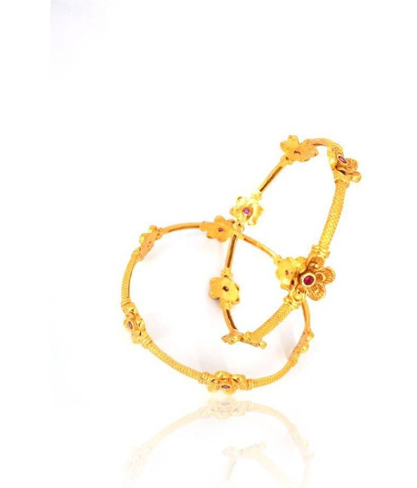 shankhraj mall Traditional Gold Plated Designer Bangles Jewellery For Women / Girls-100349