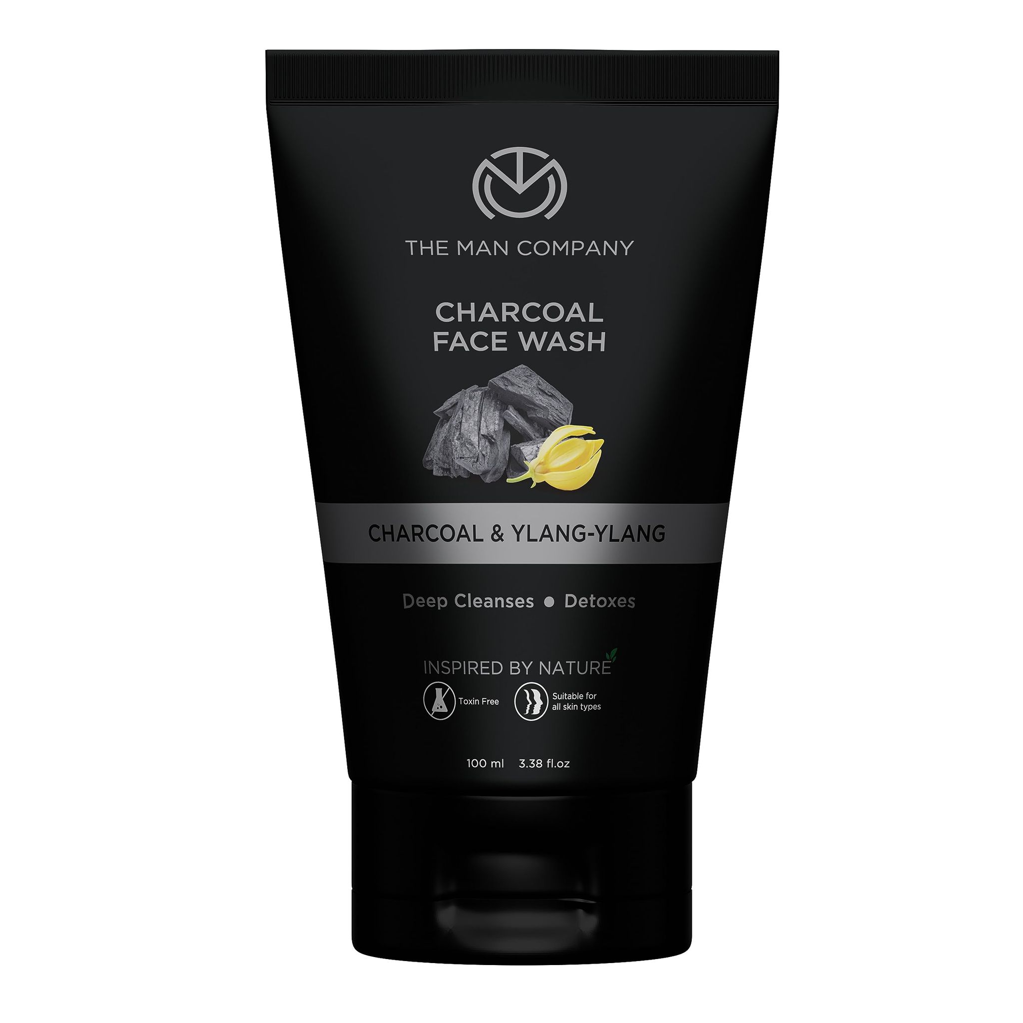 The Man Company Charcoal Face Wash for Men The Man Company Charcoal Face Wash for Men - black / 100 ml (Pack of 1)