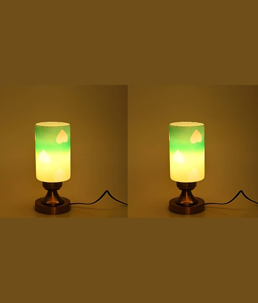 Somil - Multicolor Decorative Table Lamp ( Pack of 2 )