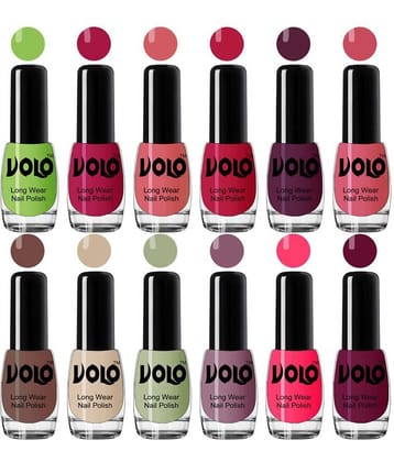 VOLO True Wear High Gloss Impresso Nail Polish Sets of 12  Multi Glossy 60 mL