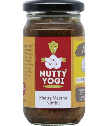 Nutty Yogi Khatta Meetha Nimbu Pickle 200 g