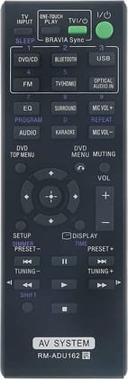 Ehop RM-ADU162 Compatible Remote Control for Sony Home Theater AV System DAV-DZ350 DAV-DZ650 SS-T125 SS-WS123 SS-TS123 SS-TS125 SS-CT123 DAV-TZ140 14923711 RM-ADU138