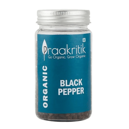 Praakritik Organic Black Pepper Whole 100 G