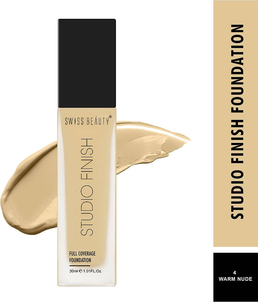 Swiss Beauty  Studio Finish Full Coverage  Liquid Foundation Nude 30 g