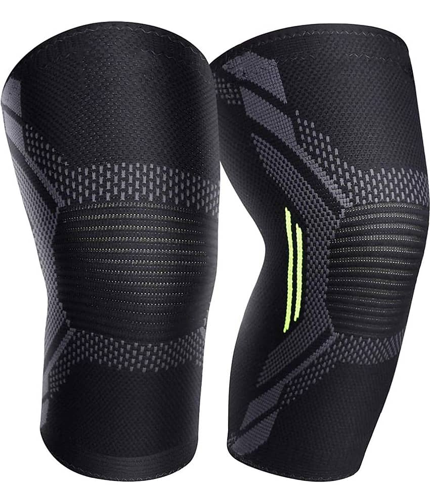 Knee Support Cap for Pain Relief, Sports, Gym, Exercise, Running for Men & Women (1 Pair)