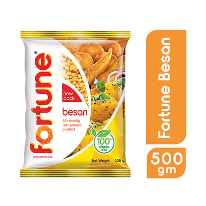 Fortune Besan/Kadale Hittu, 500 G Pouch Pack of 3