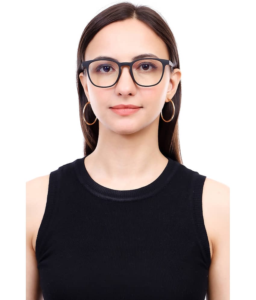 Hexxa Black Full Rim Rectangular Computer Glasses ( Pack of 1 )