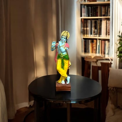 Standing Krishan With Bansuri Idol Statue Height- 38 Cm