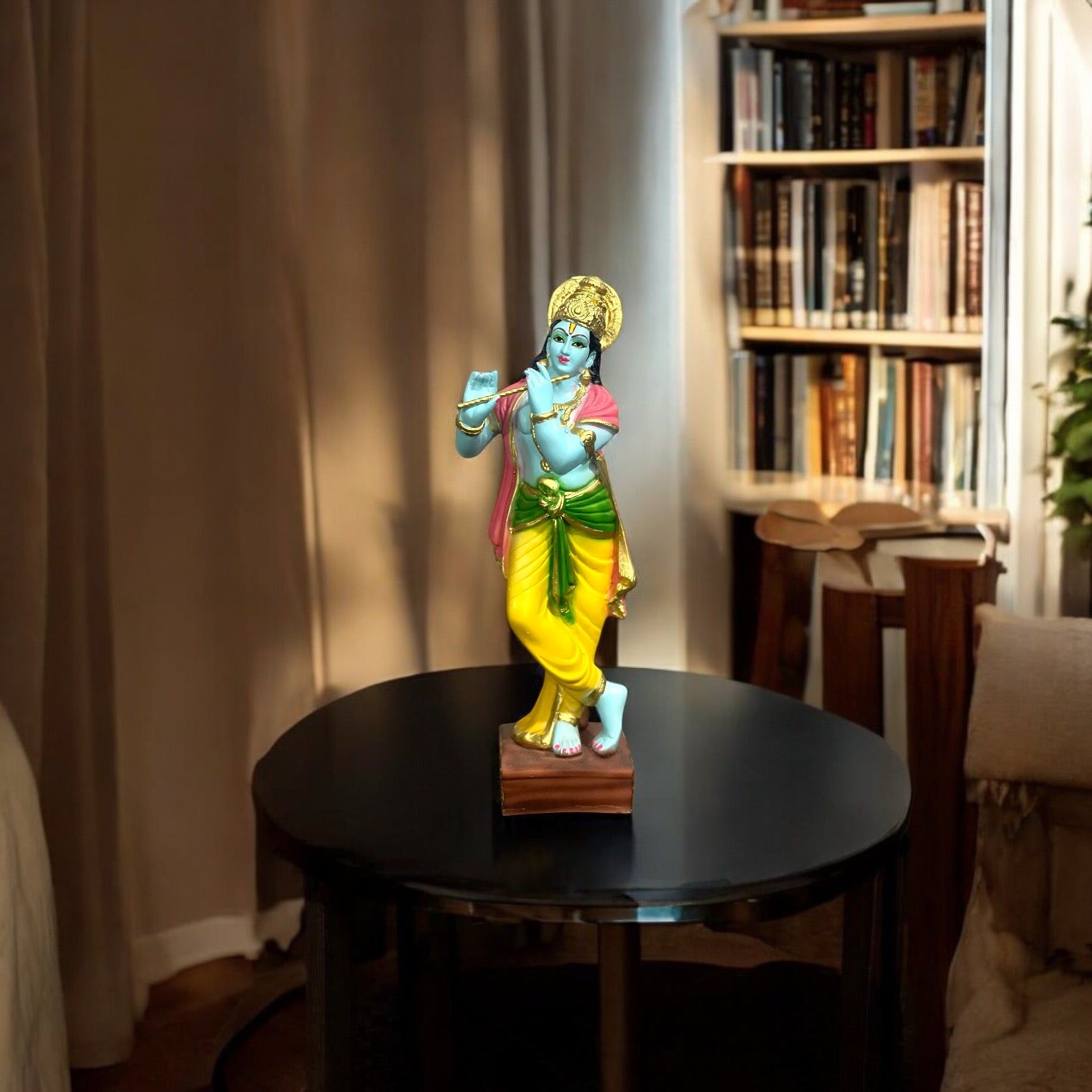 Standing Krishan With Bansuri Idol Statue Height- 38 Cm