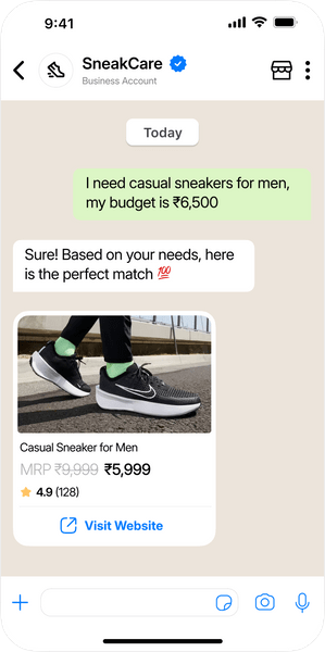 Whatsapp commerce