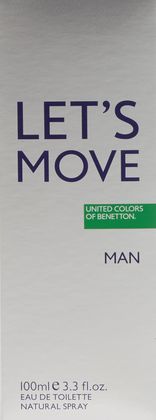 United Colors of Benetton Let's Move By Benetton for Men, 100ml Perfume Branded Perfume