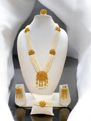 ACAS | Women's Designer Necklace Set With Pearls