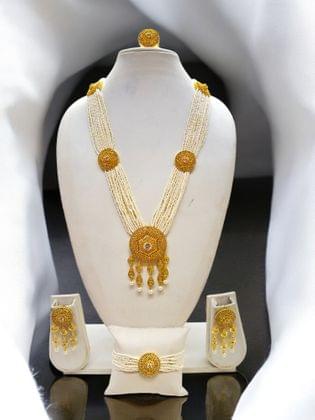 Pearl Oasis Necklace Set - Signature Collection By Amit Chauhan And Sons