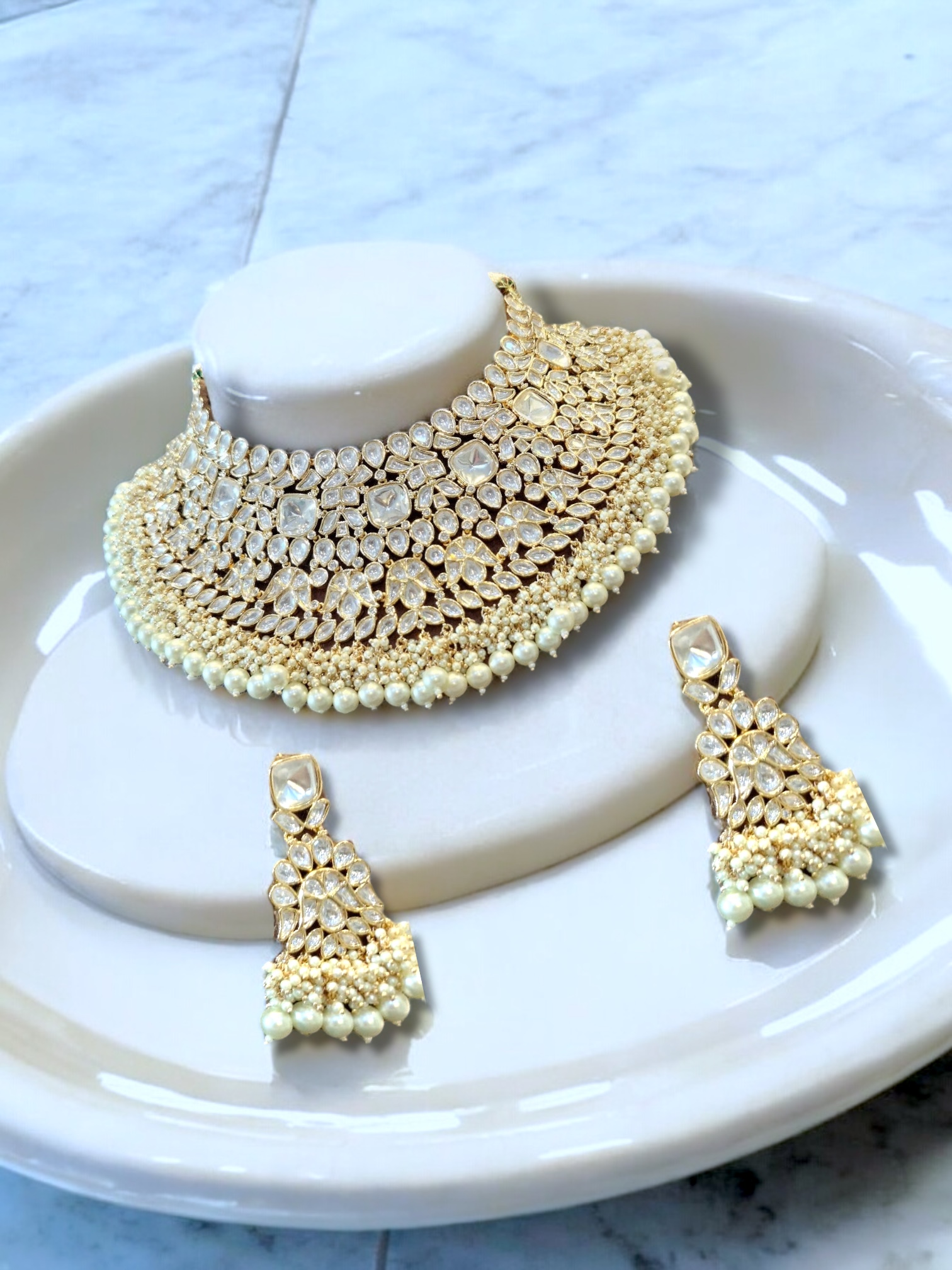 Ivory Elegance - The Royal Bride By Dia Art Jewels