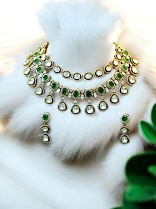 The Jade Choker - The Royal Bride By Dia Art Jewels