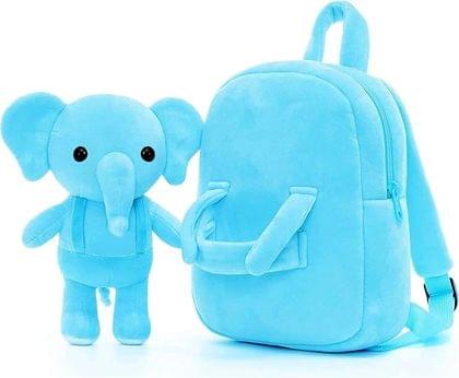 Frantic Kids Velvet School Bag soft plush standard Cute Backpack Baby Girl Preschool Mini Travel Bags Ideal for Baby Girl & Baby Boy & Toddlers Picnic Carry Travelling Bags (2-5 Years)