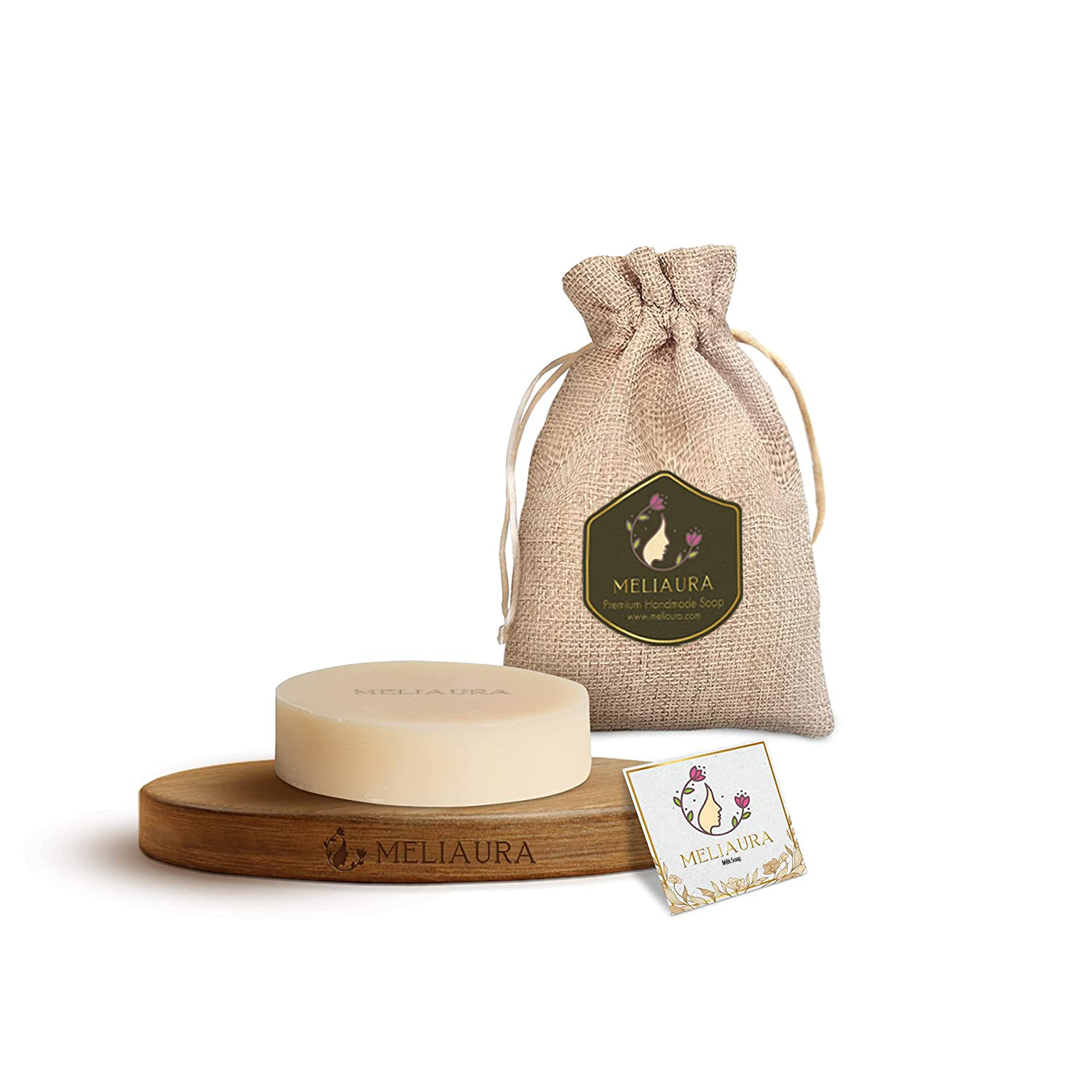 Meliaura Handmade Soap Detoxifies And Soothes Skin Handmade Cold Processed Bath Soap | Natural Cleansing Soap Enriched With Tea Tree Oil (75 grms)